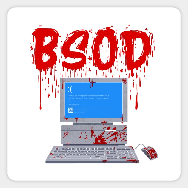 BSOD Sticker by DesignsbyReg